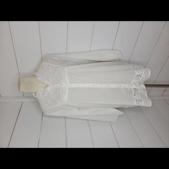 NWT S.R. Fashion large white Indian style tunic - Picture 1 of 5